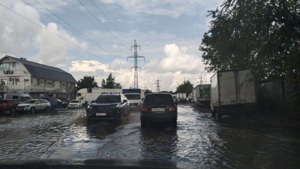 На Самару обрушился сильнейший ливень