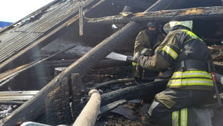 В Самарской области при пожаре в жилом доме сгорел один человек