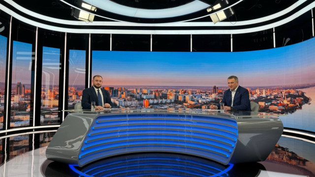 «Актуальное интервью»: в студии ГТРК «Самара» мэр города Иван Носков 