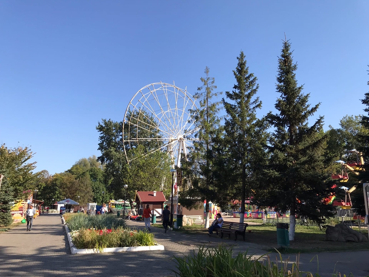 Загородный парк Самара колесо обозрения
