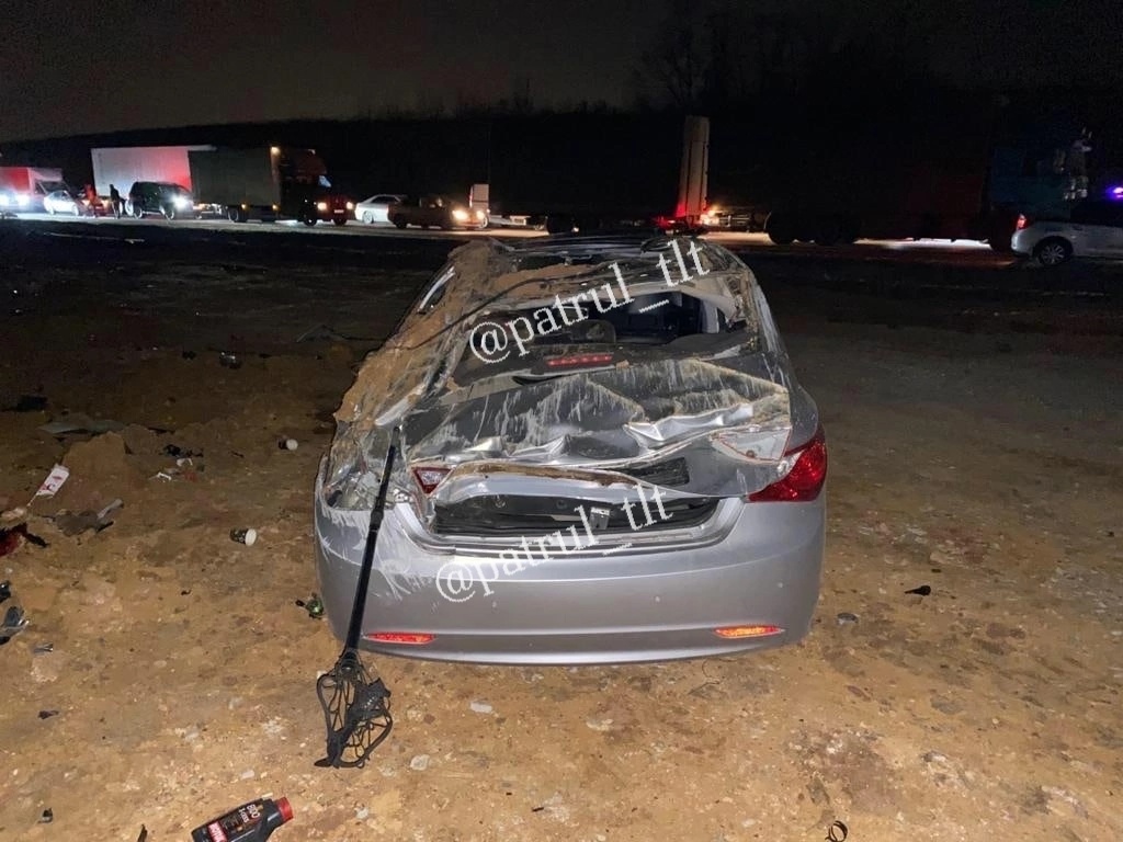 В Самарской области перевернулась иномарка на трассе М5 – Новости Самары и  Самарской области – ГТРК Самара