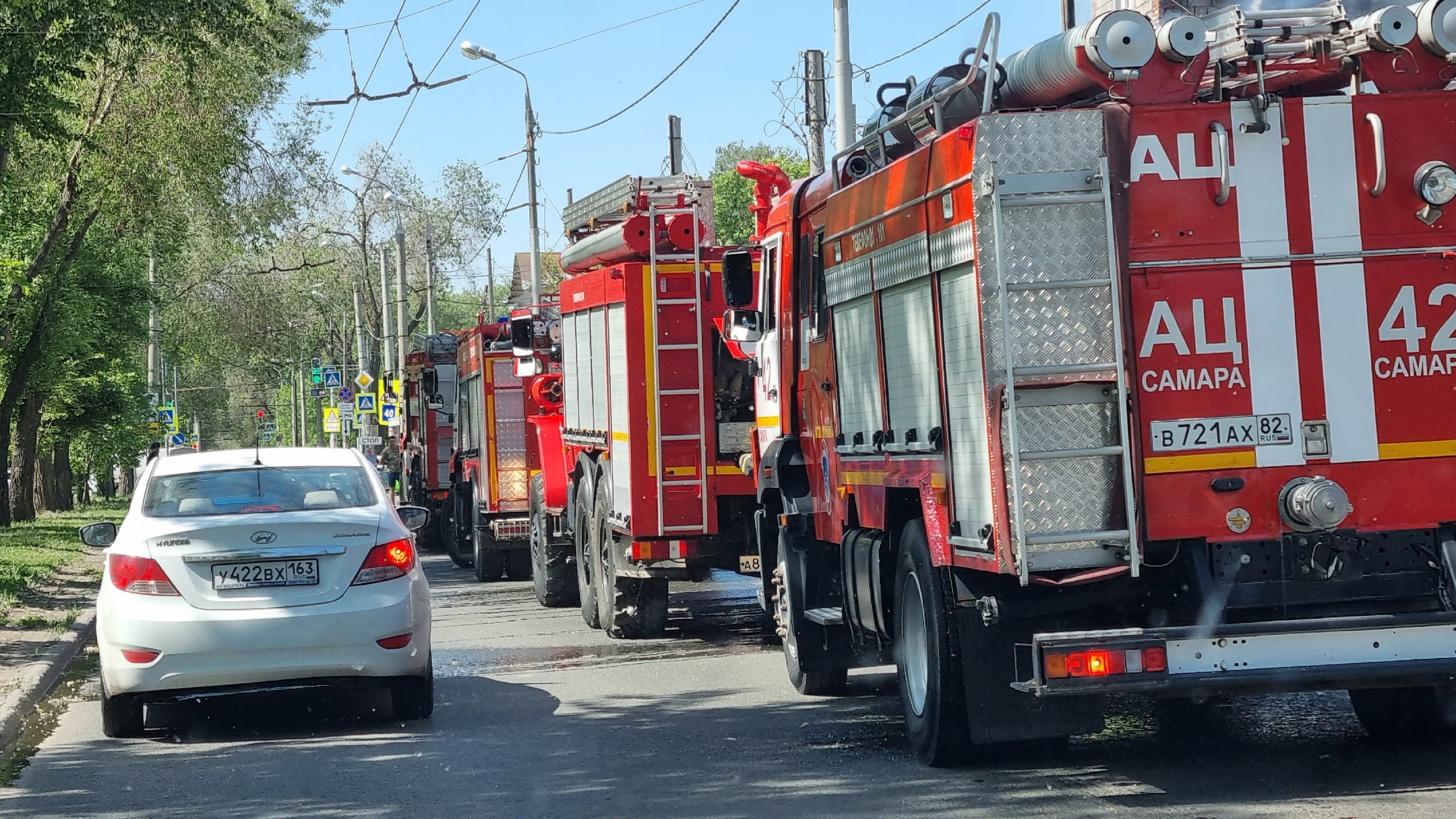 Еще один страшный пожар: в Самаре на ул. Вольскую 24 мая прибыли все  экстренные службы | 24.05.2023 | Самара - БезФормата