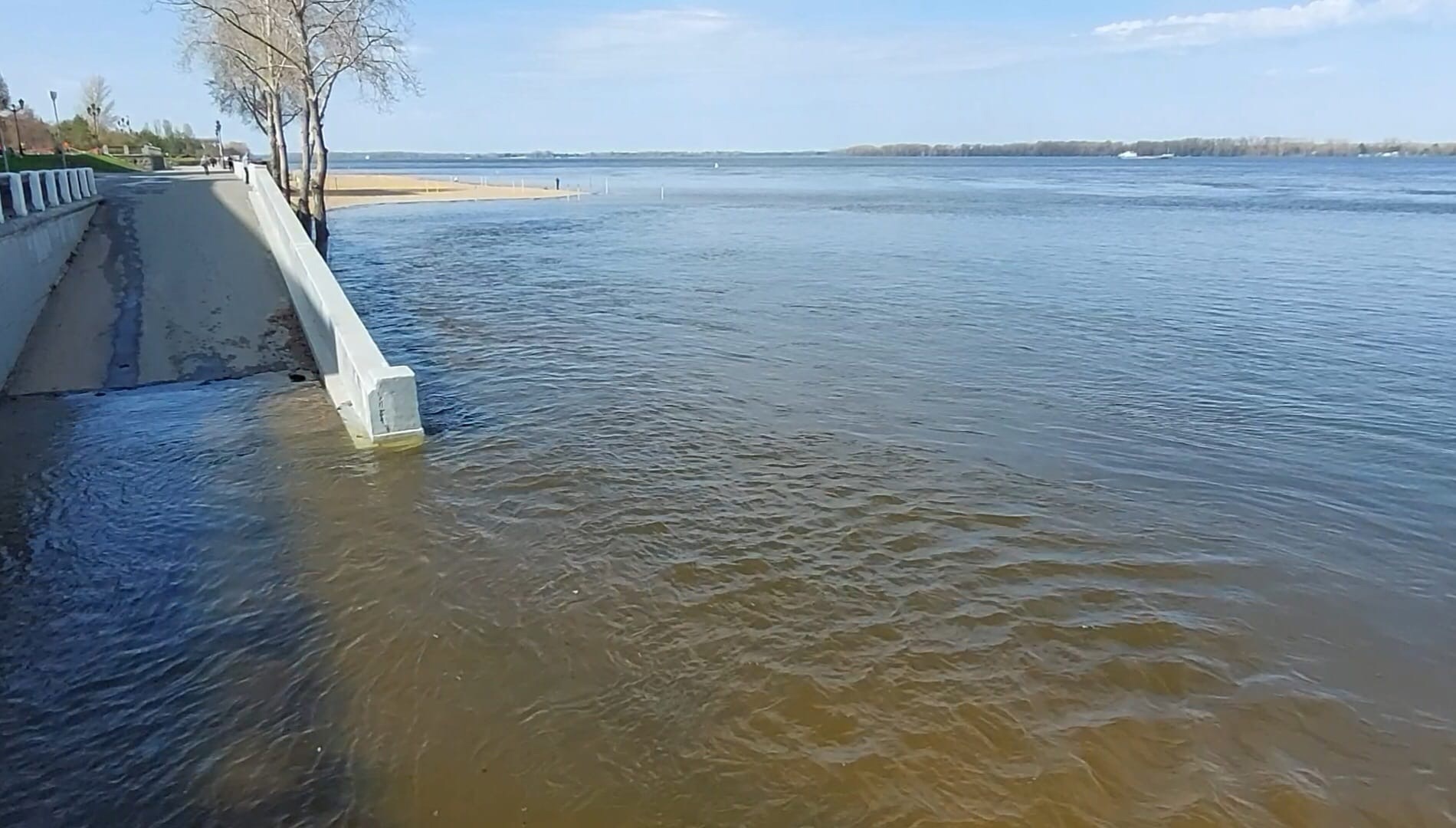 Уровень волги в самаре на сегодняшний день