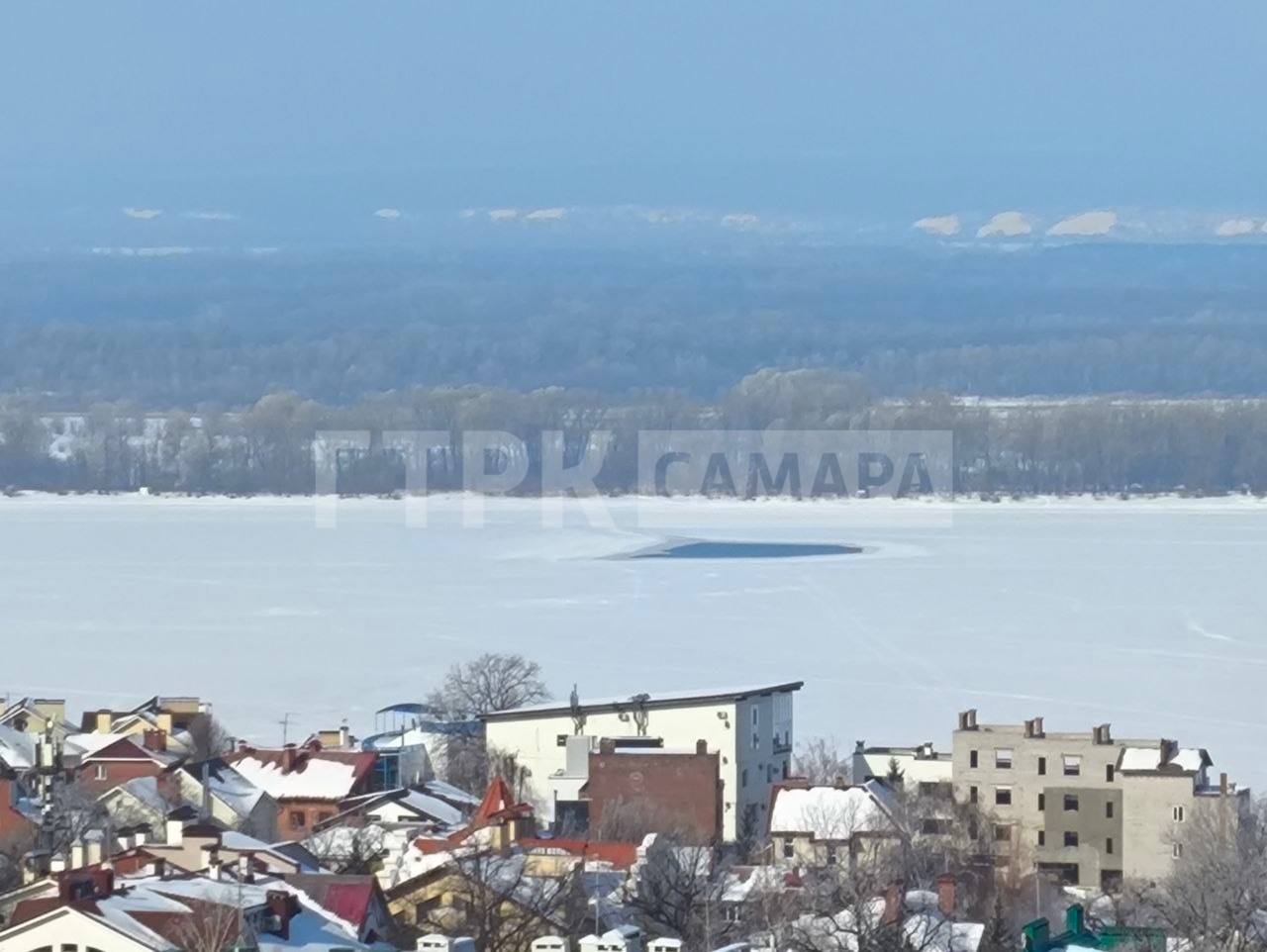 Под Самарой Волга начала вскрываться ото льда | 04.03.2024 | Самара -  БезФормата