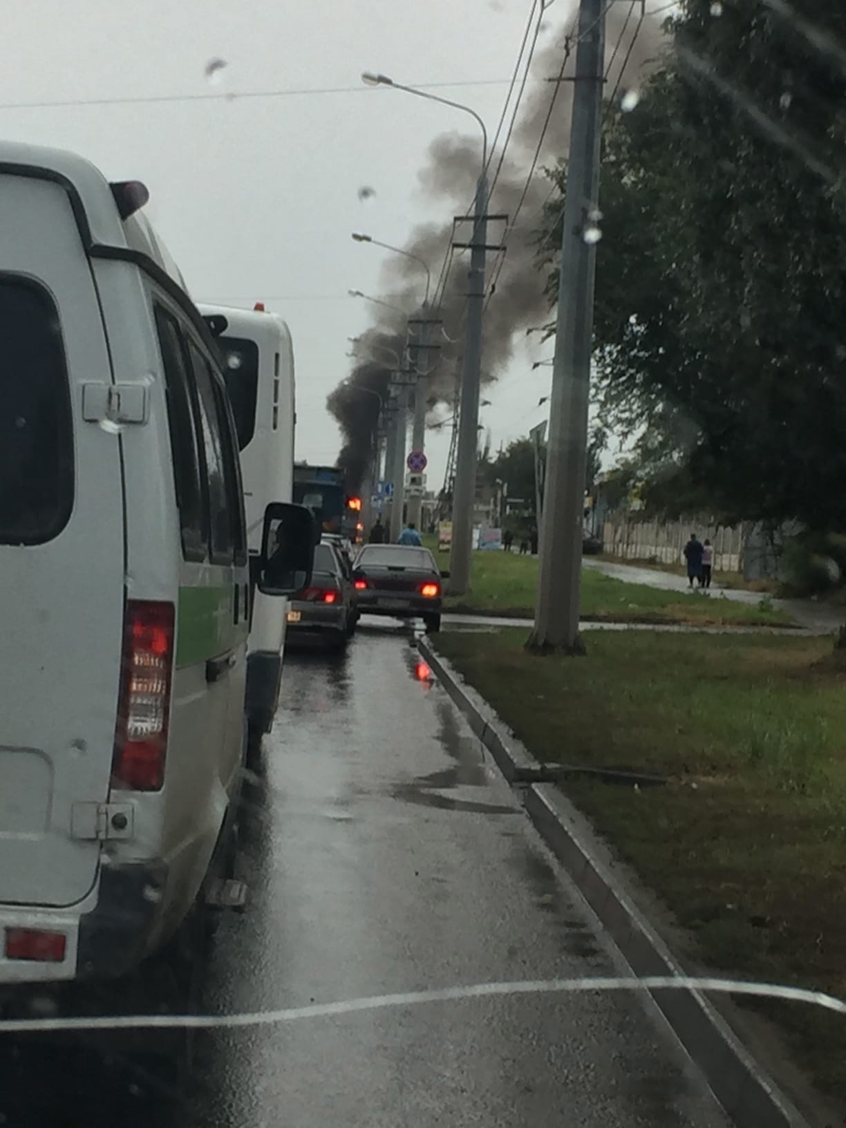 Дымный четверг: в Самаре фура вспыхнула в движении на Заводском шоссе –  Новости Самары и Самарской области – ГТРК Самара