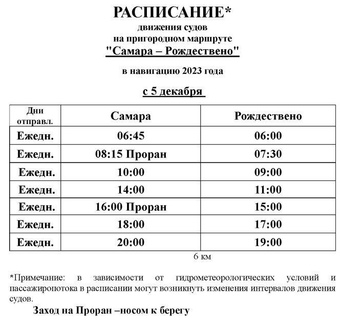 Переправа самара рождествено сегодня