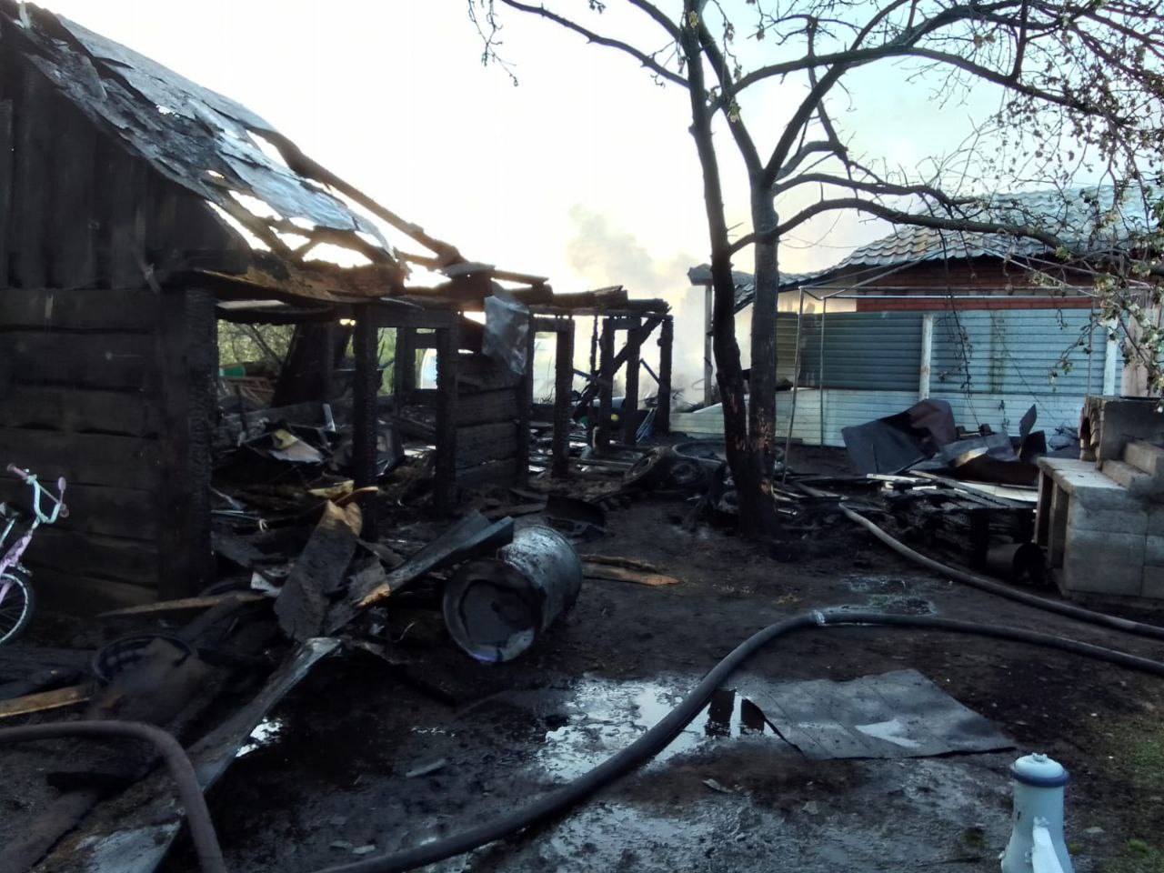 В ночь на 2 мая под Самарой тушили сильный пожар | 02.05.2024 | Самара -  БезФормата