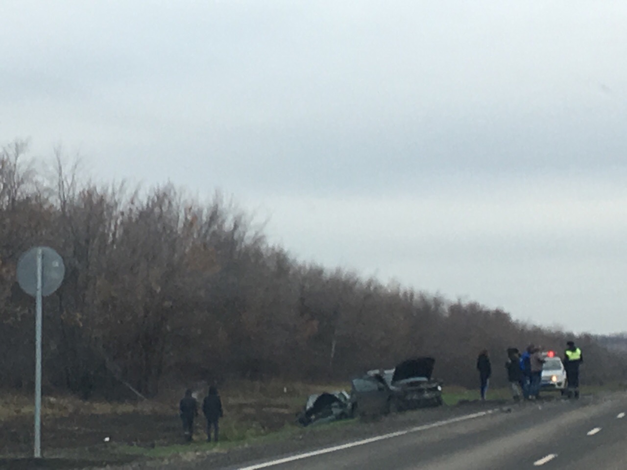 Под Самарой после ДТП две машины оказались в кювете – Новости Самары и  Самарской области – ГТРК Самара