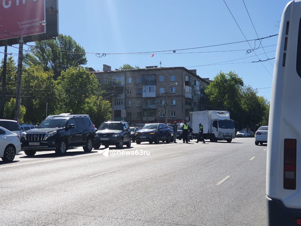 В Самаре около автовокзала произошло массовое ДТП – Новости Самары и  Самарской области – ГТРК Самара