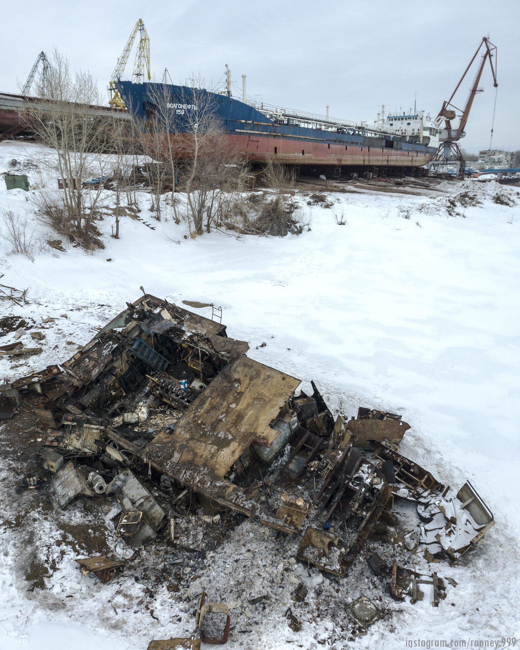 В Самарской области пустили на слом корабль береговой охраны 