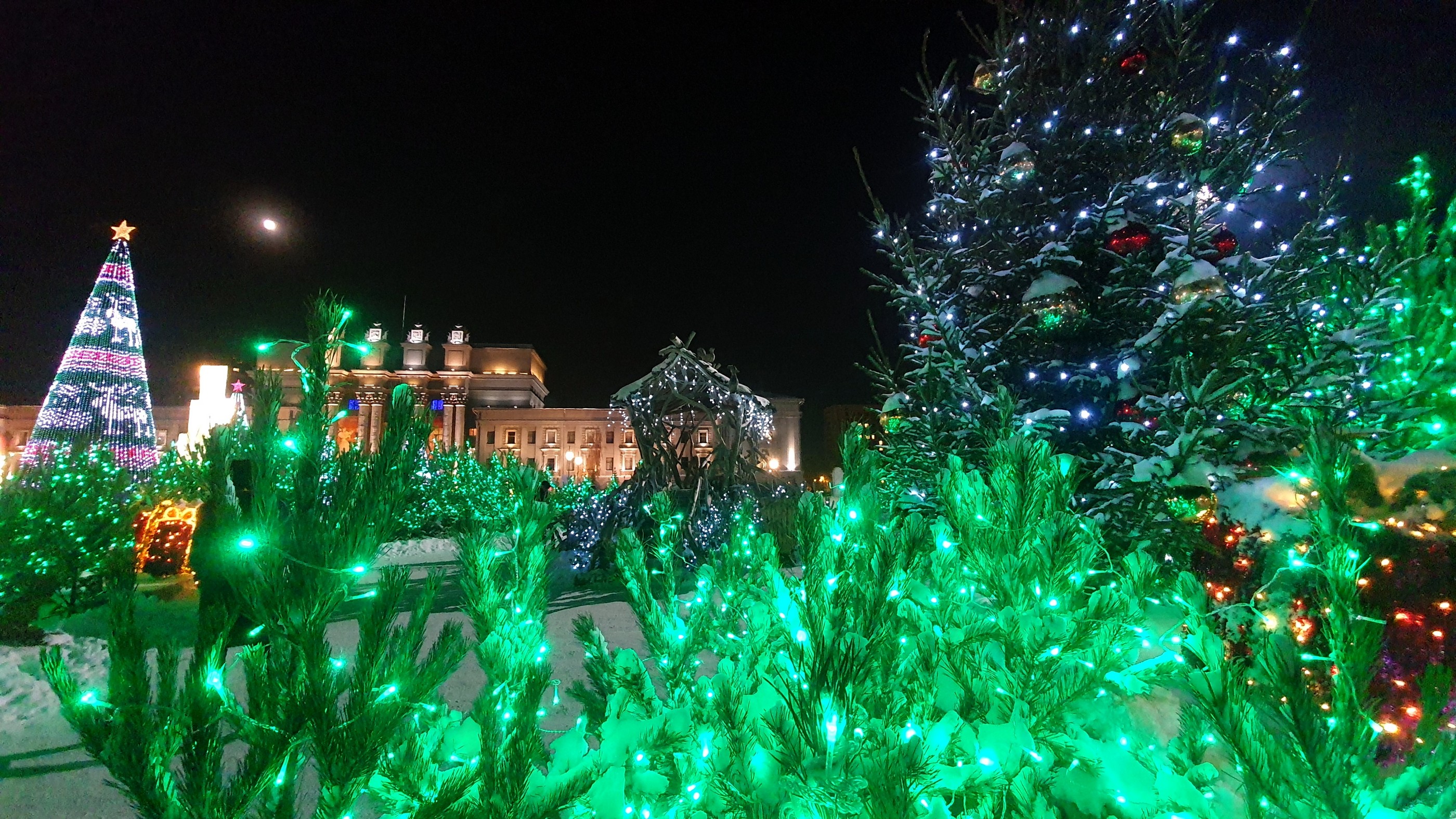 Площадь Куйбышева Самара новый год