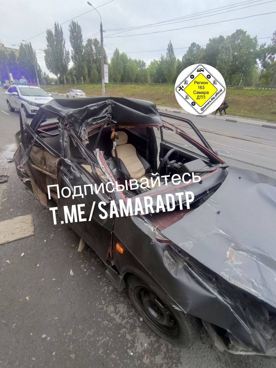 Машина превратилась в груду металла»: в Самаре у Парка Победы 24 августа  произошло жестокое ДТП | 24.08.2023 | Самара - БезФормата