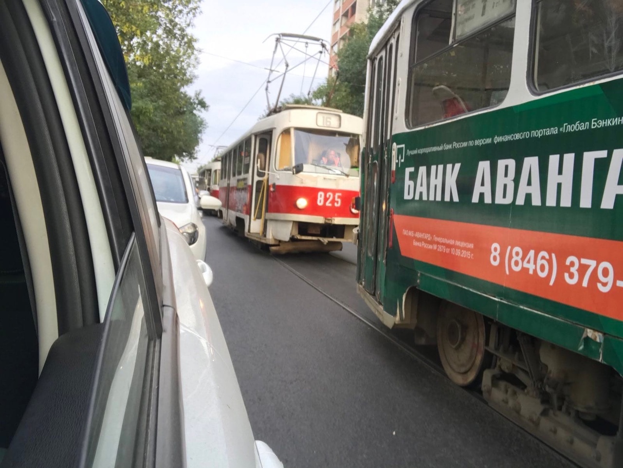 В центре Самары из-за аварии 1 сентября 2022 года встали трамваи |  01.09.2022 | Самара - БезФормата