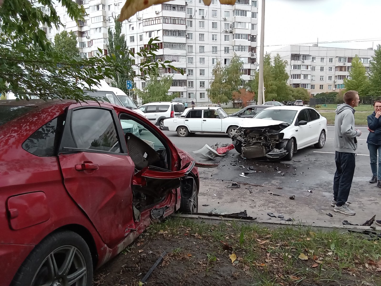 Нос всмятку: в Тольятти произошло серьезное ДТП с двумя машинами – Новости  Самары и Самарской области – ГТРК Самара